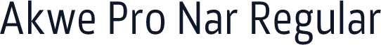 Akwe Pro Nar Regular