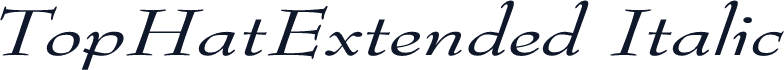 TopHatExtended Italic