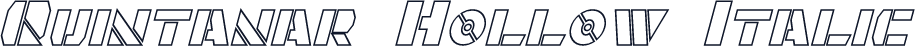 Quintanar Hollow Italic