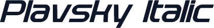 Plavsky Italic
