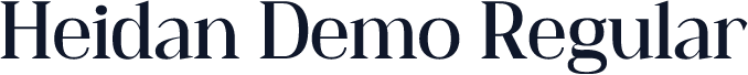 Heidan Demo Regular