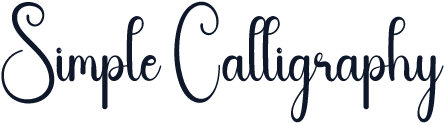 Simple Calligraphy