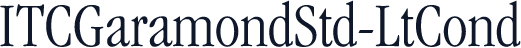 ITCGaramondStd-LtCond