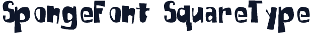 SpongeFont SquareType