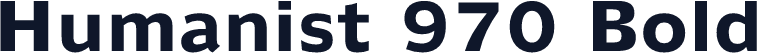 Humanist 970 Bold