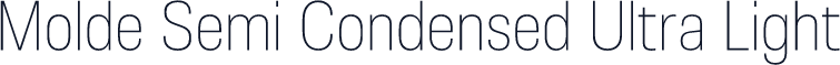 Molde Semi Condensed Ultra Light