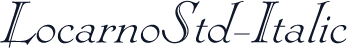 LocarnoStd-Italic