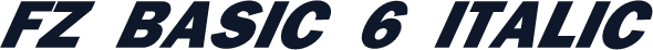 FZ BASIC 6 ITALIC