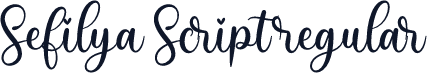 Sefilya Script regular