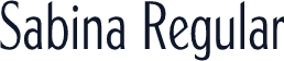 Sabina Regular