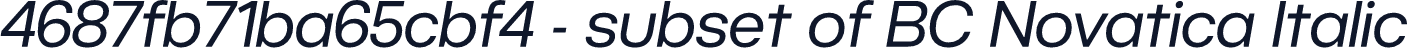 4687fb71ba65cbf4 - subset of BC Novatica Italic