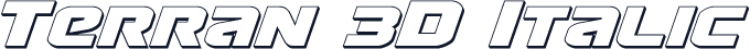 Terran 3D Italic