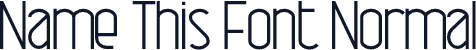 Name This Font Normal