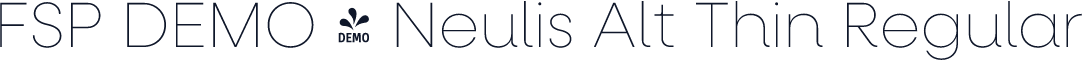 FSP DEMO - Neulis Alt Thin Regular