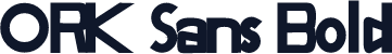 ORK Sans Bold