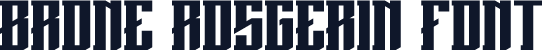 Brone Rosgerin Font