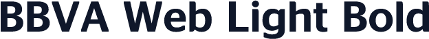 BBVA Web Light Bold
