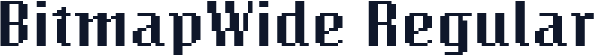 BitmapWide Regular
