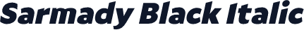 Sarmady Black Italic