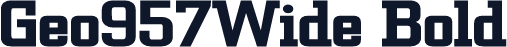 Geo957Wide Bold