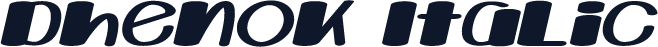 Dhenok Italic
