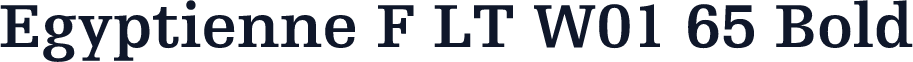 Egyptienne F LT W01 65 Bold