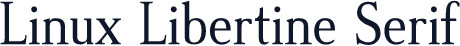 Linux Libertine Serif
