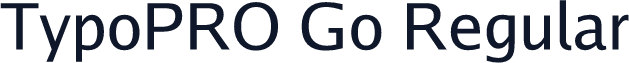TypoPRO Go Regular