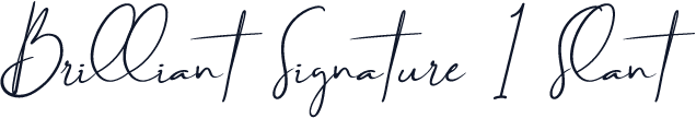 Brilliant Signature 1 Slant