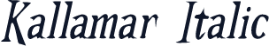 Kallamar  Italic