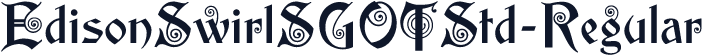 ☞EdisonSwirlSGOTStd-Regular