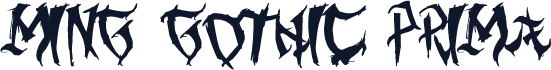 Ming Gothic Prima