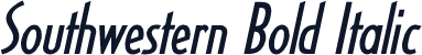 Southwestern Bold Italic