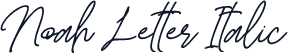 Noah Letter Italic