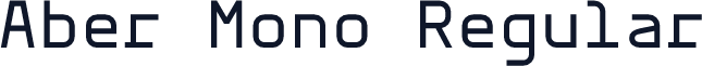 Aber Mono Regular