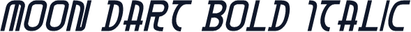 Moon Dart Bold Italic