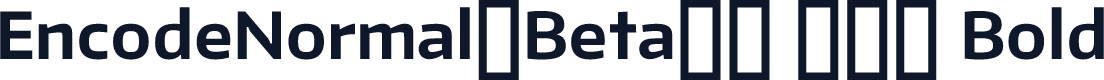 EncodeNormal-Beta30 700 Bold