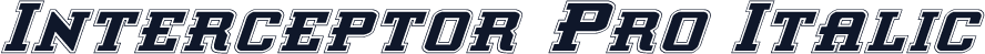 Interceptor Pro Italic