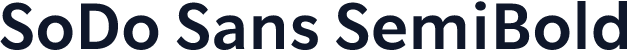 SoDo Sans SemiBold