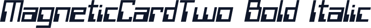 MagneticCardTwo Bold Italic