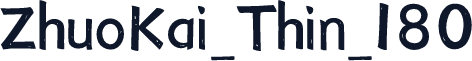 ZhuoKai_Thin_180
