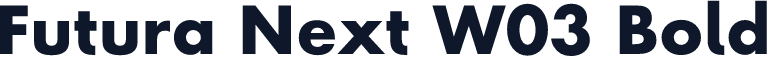 Futura Next W03 Bold