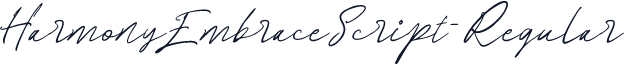 HarmonyEmbraceScript-Regular