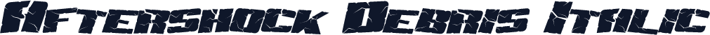 Aftershock Debris Italic
