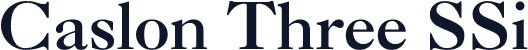 Caslon Three SSi