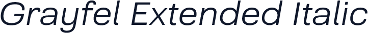 Grayfel Extended Italic