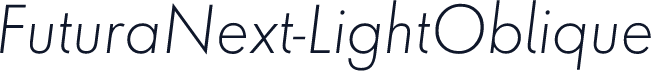 FuturaNext-LightOblique