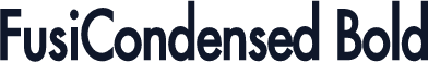 FusiCondensed Bold