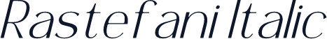 Rastefani Italic