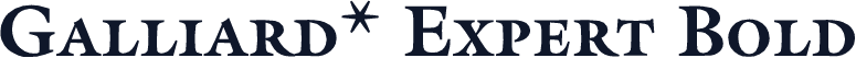 Galliard* Expert Bold
